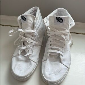 White High Top Vans